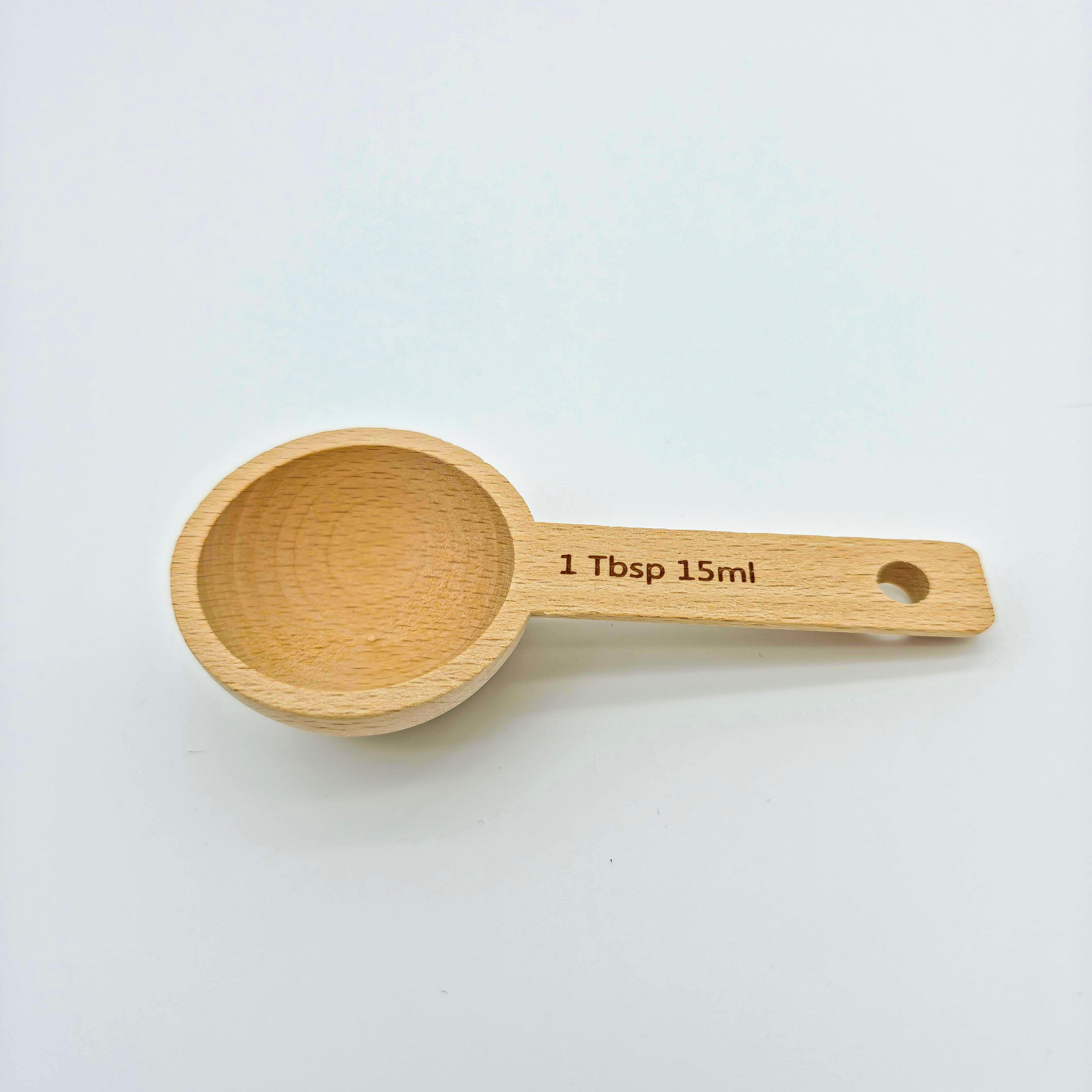 Wood Tablespoon Scoop