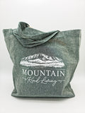 Recycled Cotton Twill Grocery Tote — 5 oz