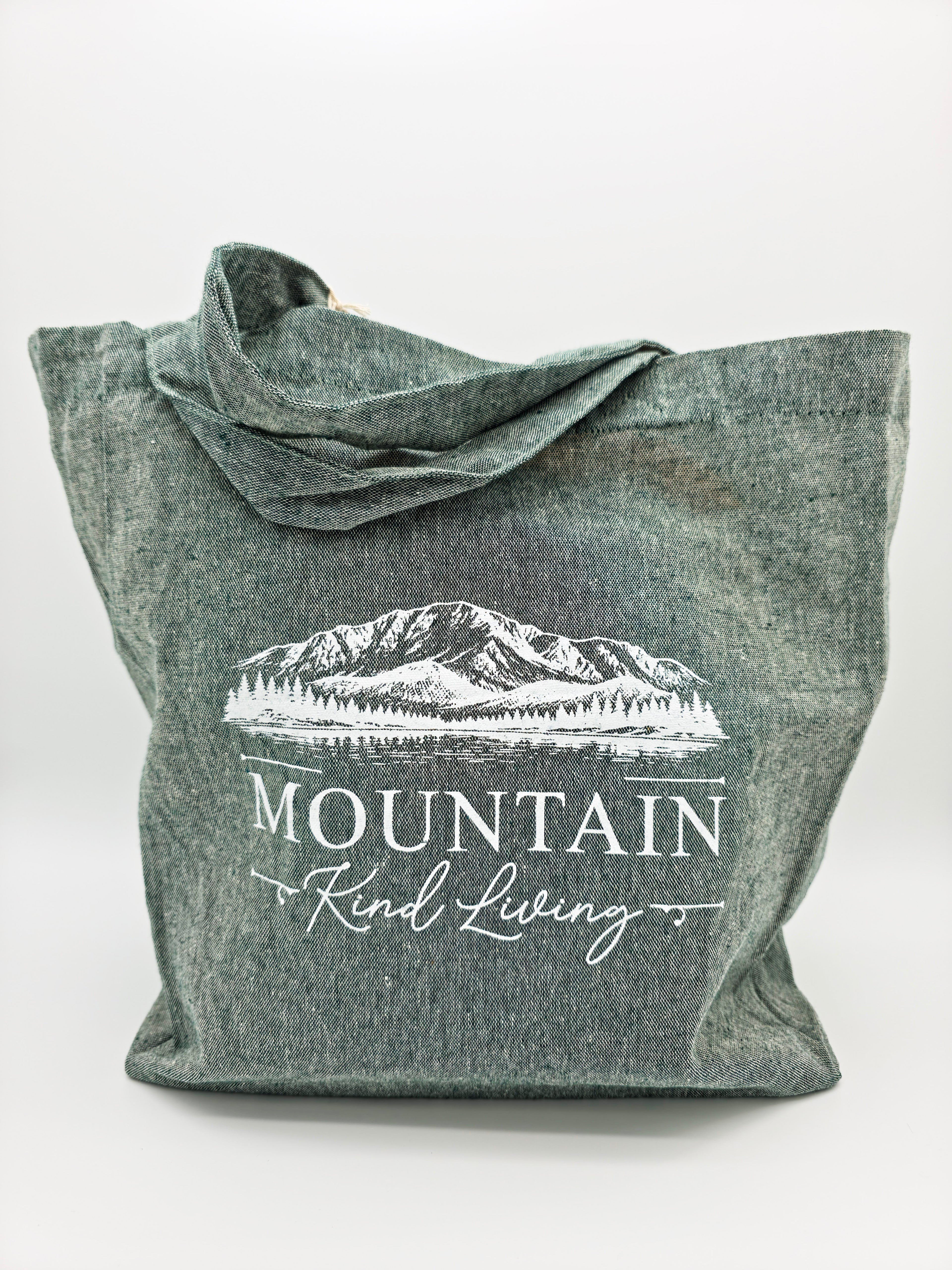 Recycled Cotton Twill Grocery Tote — 5 oz