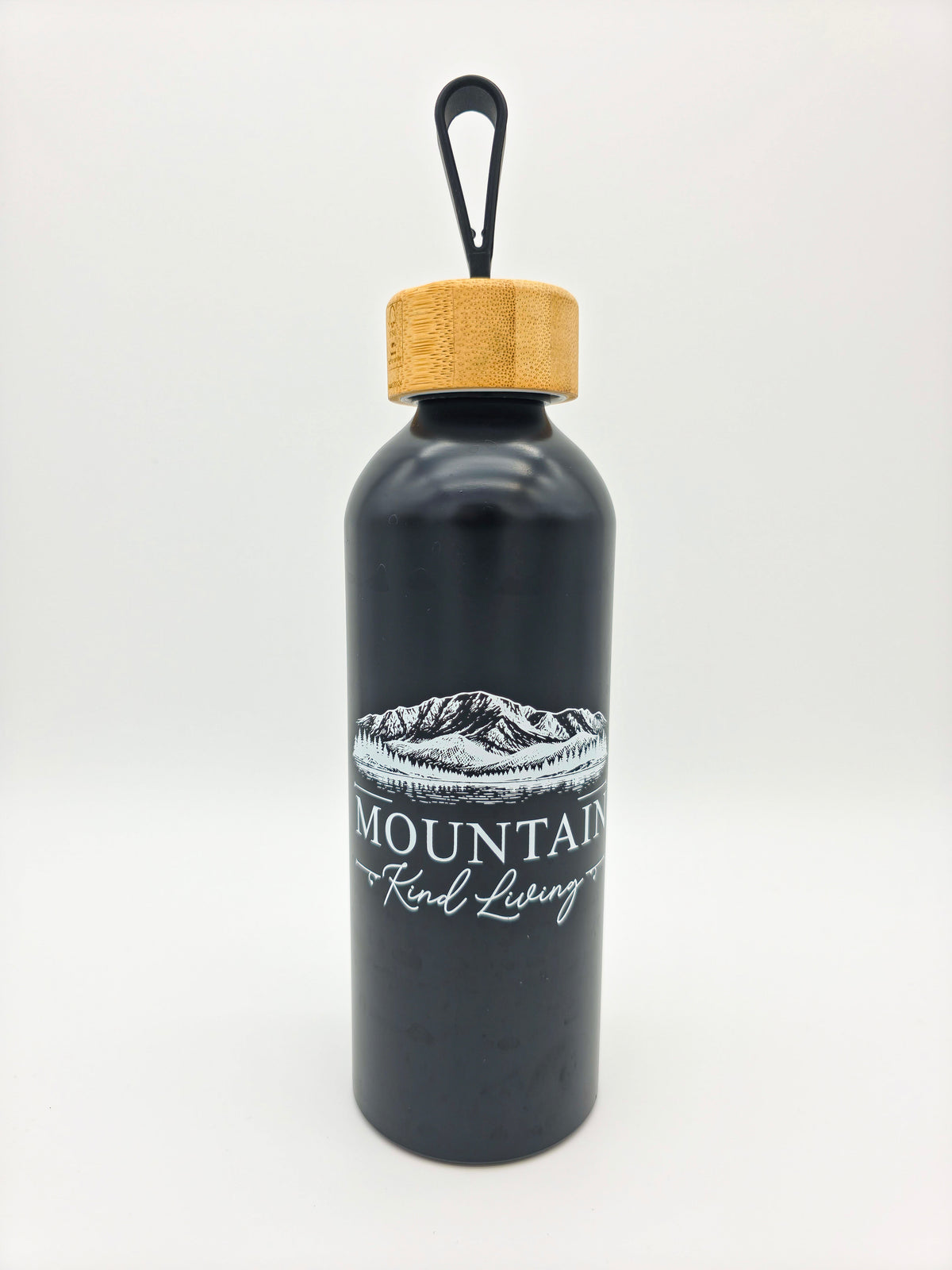 Recycled Aluminum Bottle With Bamboo Lid- 25 oz