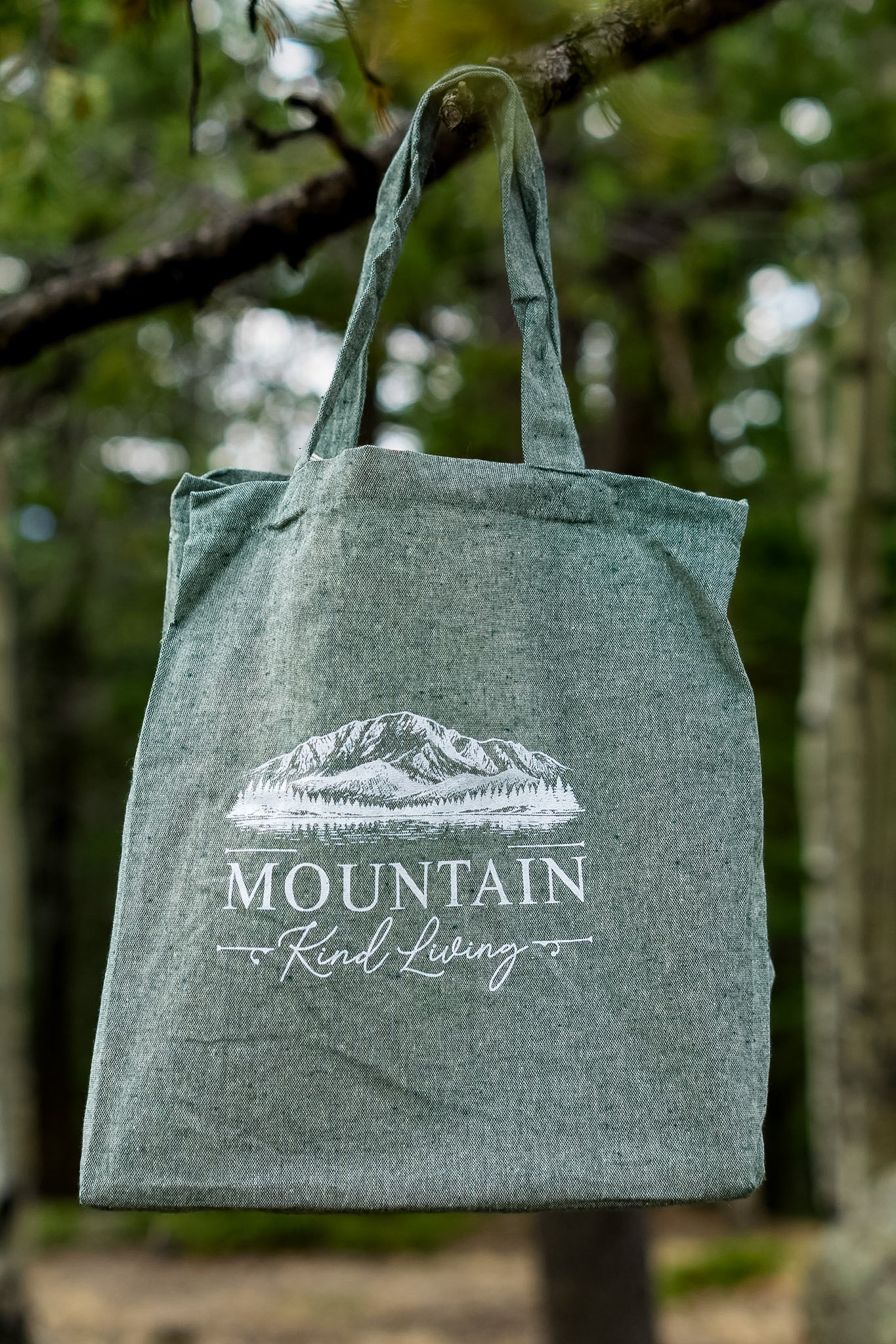 Recycled Cotton Twill Grocery Tote — 5 oz